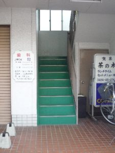 二階への入口